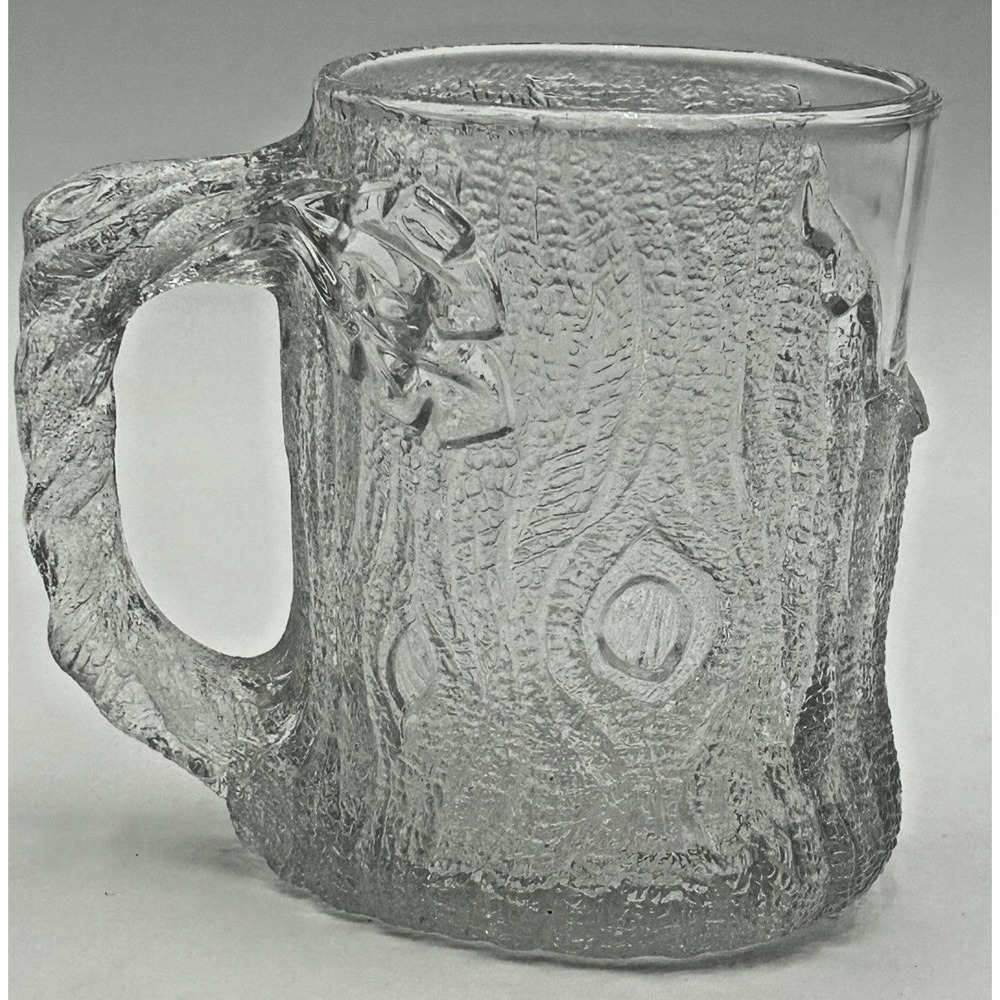Vintage 1993 McDonald's Flintstones Treemendous Glass Mug Yubba Dubba Doo - Picture 2 of 6